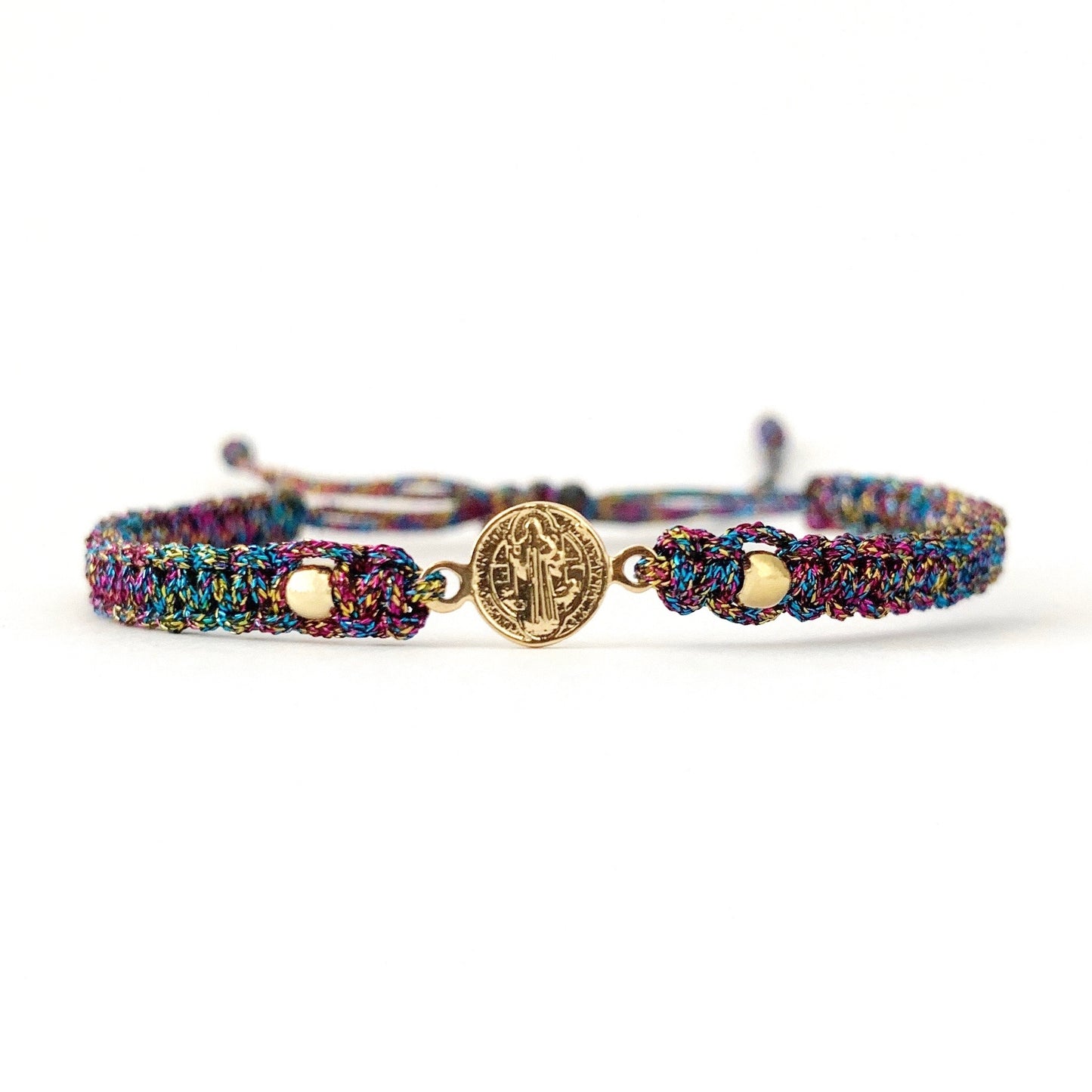 Pulsera San Benito Mini en Oro 18 Kilates
