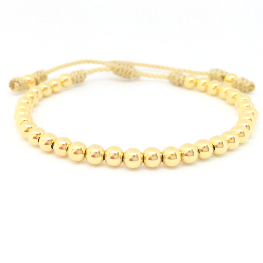 Pulsera de 36 Esferas en Oro 18 Kilates
