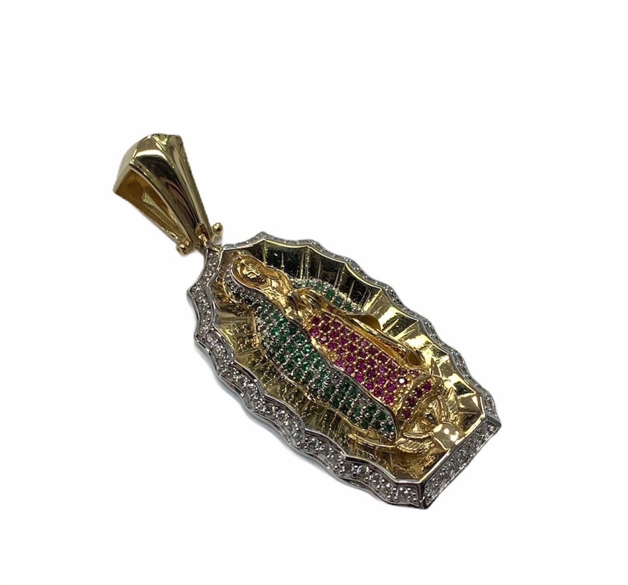 Dije Virgen de Guadalupe en Oro 18 Kilates
