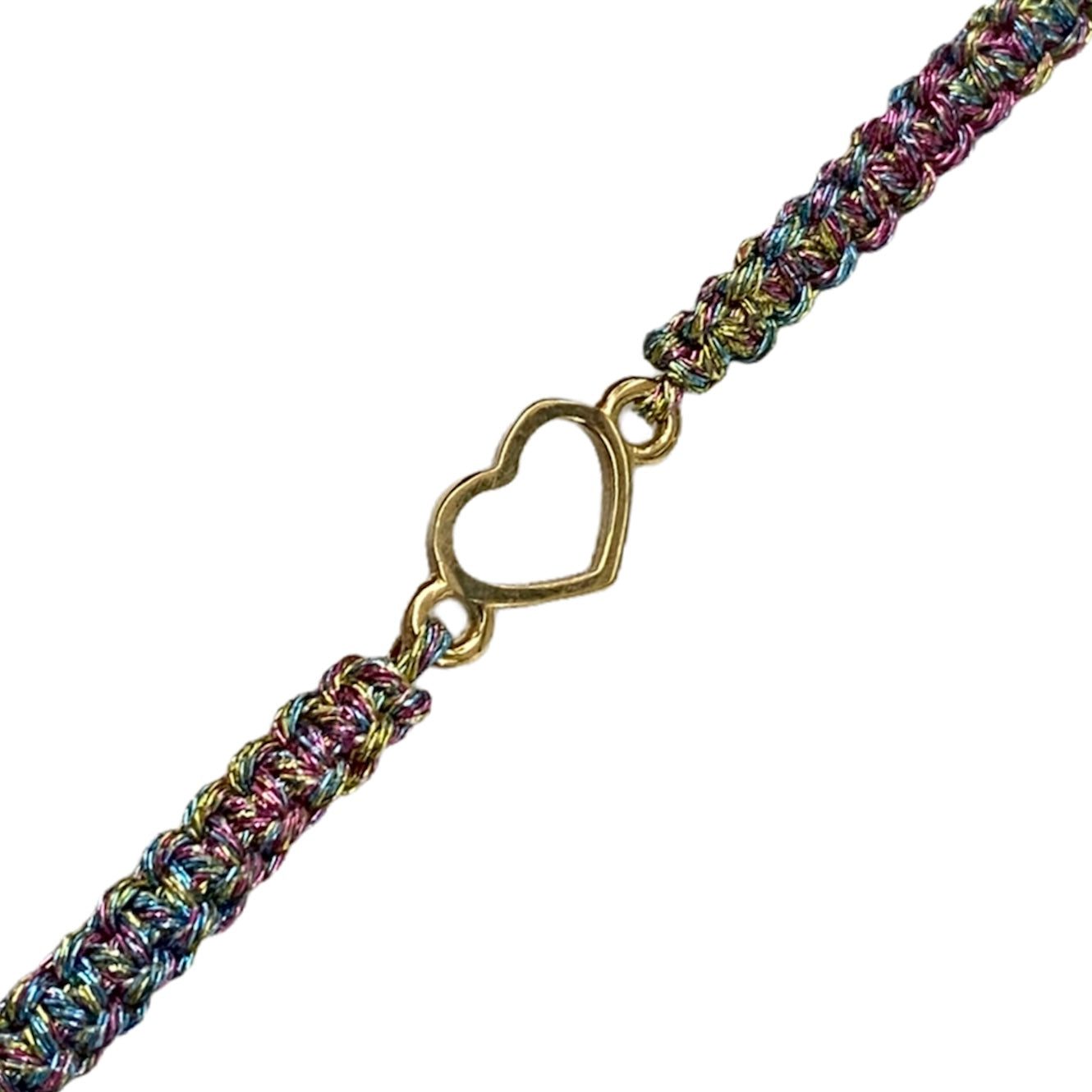 Pulsera Corazón Silueta en Oro 18 Kilates