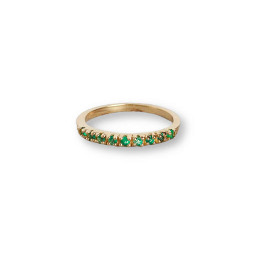 Anillo 9 Esmeraldas
